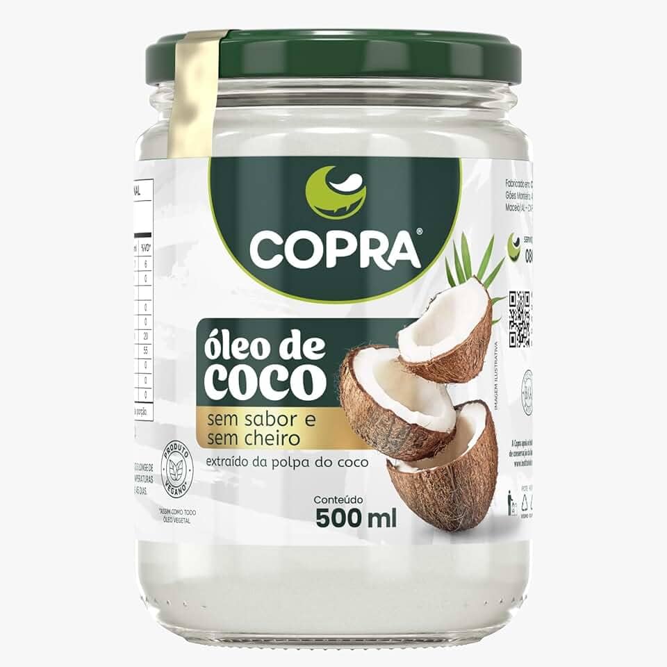 Copra Óleo de Coco sem Sabor, 500 Ml, Copra