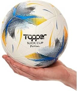 Bola De Futebol Futsal Profissional Topper Slick Cup Perfeita Para Quadra e Salão Ideal Para Treino e Lazer