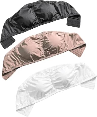 Sutiã feminino plus size, 3 peças, sem alças, tomara que caia, casual, sem fio, top tubinho