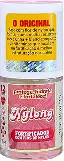 Base Tratamento Nylong Free - Fortificador com Fios de Nylon - 12 FREE - SOS Unhas - 7ml, Top Beauty