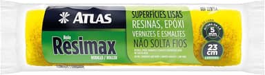 Atlas - Rolo de Pintura em Lã Sintética de 23 cm com Manta de 5mm de Altura, para Aplicação de Resinas