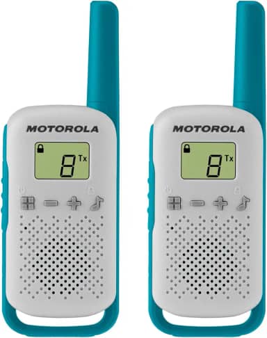 Motorola Solutions Motorola Talkabout T114 Rádio 2 vias, branco/azul, 40 km