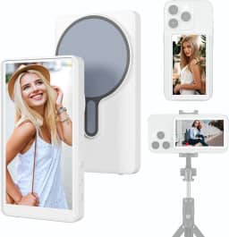 Maxkey Tela magnética para monitor de selfie Vlog para celular, câmera traseira para selfie, Vlog, transmissão ao vivo, TikTok, compatível com iPhone e Android, uma escolha para entusiastas de