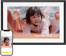 Aura Moldura digital inteligente Carver HD para foto digital de nuvem WiFi de 25,1 cm, armazenamento ilimitado gratuito, envie fotos de qualquer lugar – Tapete