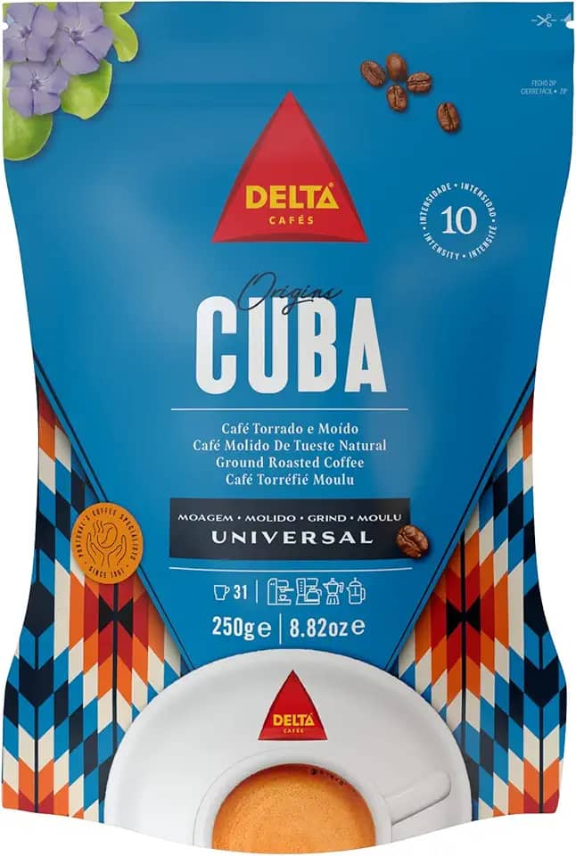 Delta Q Café Torrado e Moído Cuba 250g