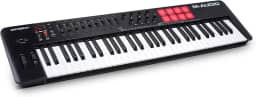 M-AUDIO Teclado controlador USB MIDI Oxygen 61 (MKV) com teclas com beat pads, acordes inteligentes, modos de escala, arpejador e pacote de som de instrumentos nativos (integração NKS)