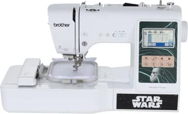 BROTHER LB5500S Star Wars Combo 2 em 1 máquina de costura e bordado, metal, branco