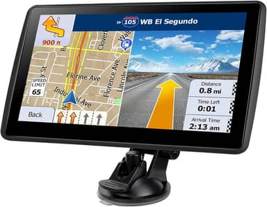 Navegador GPS de 17,8 cm para carro, caminhão, RV, GPS de mapa mais recente de 2025 para carro com atualizações vitalícias gratuitas
