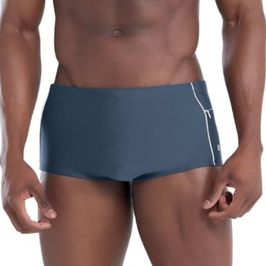 Sunga Com Bolso Mash Poliamida Proteção UV+50 Praia Verão Piscina Sungão Masculino C/Ziper