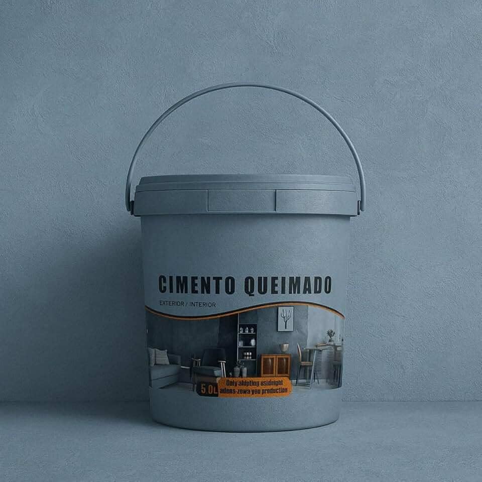 Revestimento Cimento Queimado Piso E Parede Pronto Pra Uso 5Kg