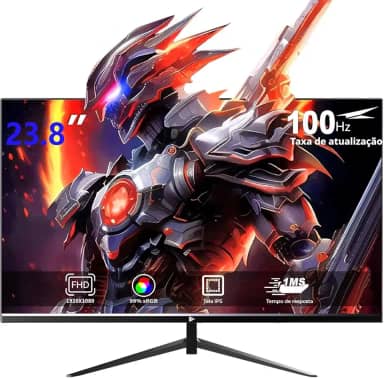 GRASEP Monitor 23.8" Full HD 100Hz - Monitor Gamer com AMD FreeSync, 1ms de Tempo de Resposta e Tecnologia Eye Care