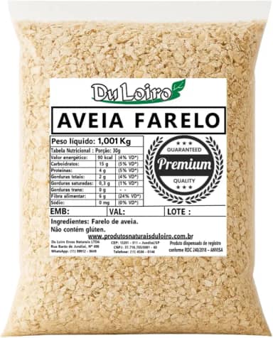Farelo de Aveia - Saboreal (1,001kg)