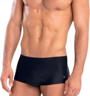 Sunga Mash Masculina Texturizada Lateral Larga Praia Cordão Ajustável