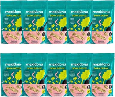 Kit com 10 Pacotes de Sopa Detox de 130g cada - Mexidona