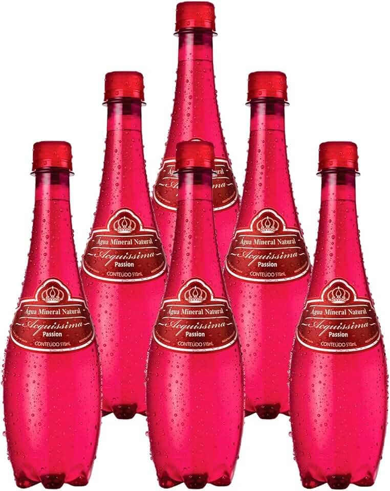 Água Mineral com Gás Acquíssima 510ml 6 Unidades