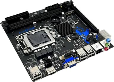 Placa Mãe H61S Micro-atx Chipset Intel H61 Audio LGA 1155 16GB de RAM DDR3 4 portas SATA II USB 2.0 Para Processadores Pentium e Celeron 2ª e 3ª Geração - Aitek DELTA H61MK