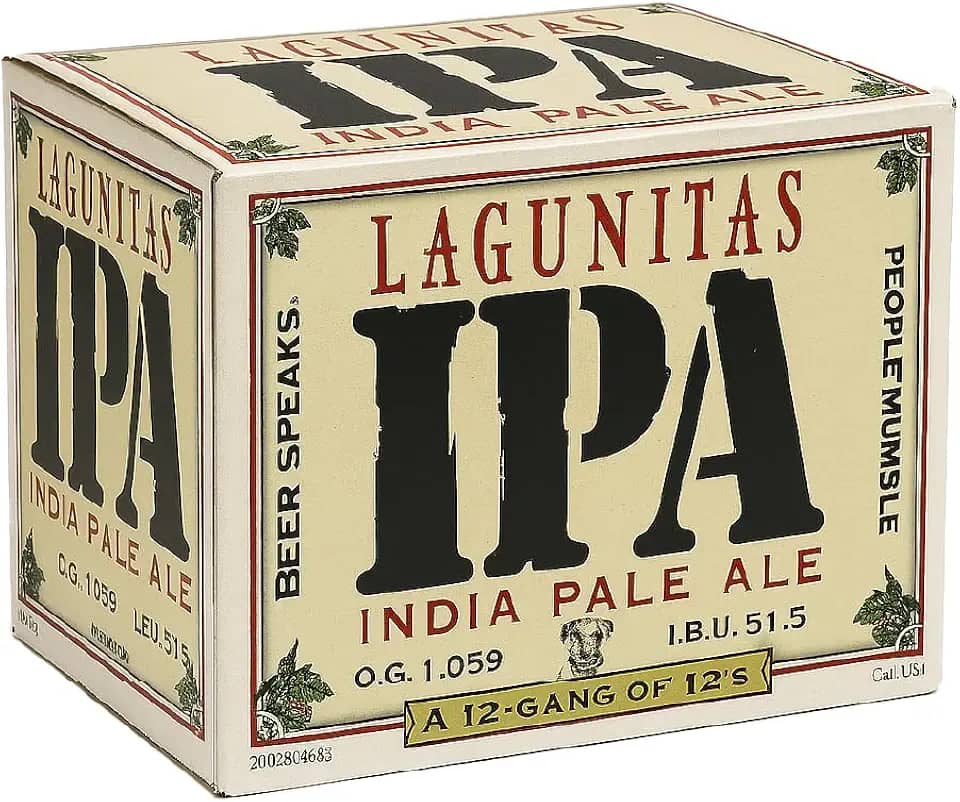 Lagunitas Cerveja IPA, Pack 12 Long Neck 355ml