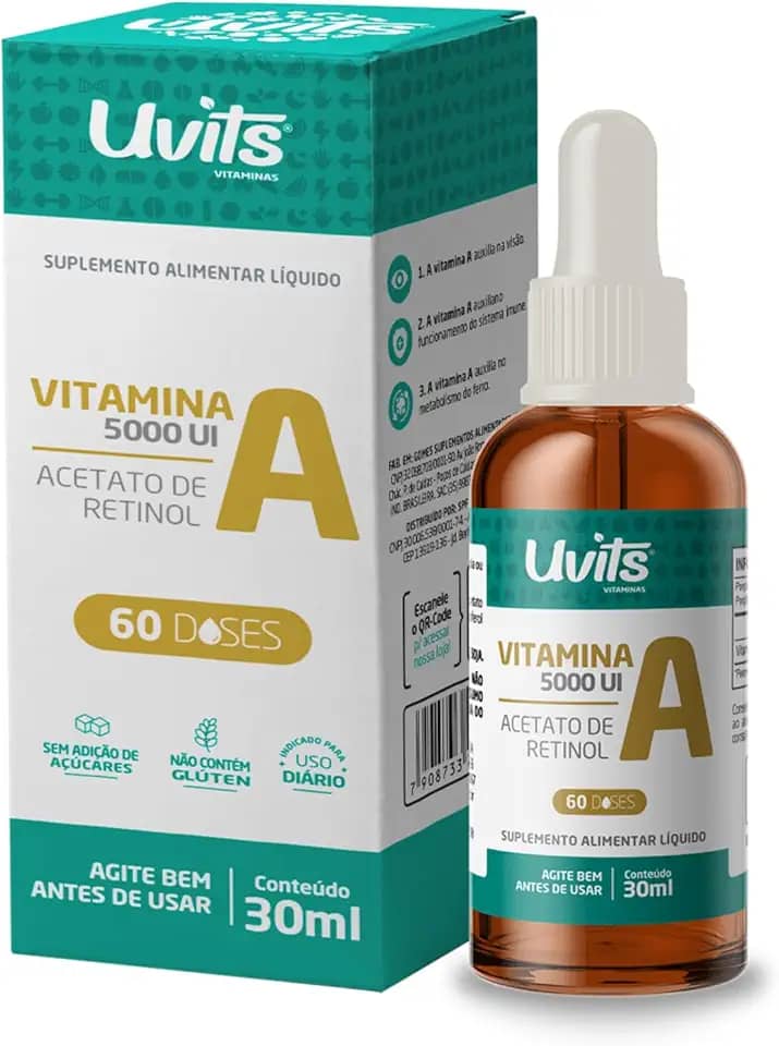 Vitamina A 5.000UI 30ml - Uvits