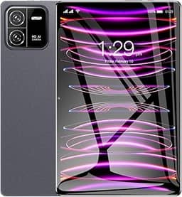 Tablet Android 13 Tablet 10,1 polegadas, 12GB RAM, 512GB ROM, Câmera de 8MP + 16MP, 2.4G / 5G WiFi, 8000mAh, GPS