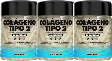 Kit 3x Colageno Tipo 2 + Joelho E Articulação 60 Caps