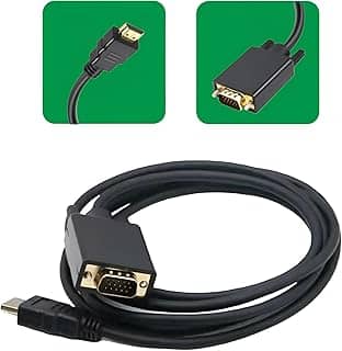Cabo Adaptador HDMI para VGA, Conversor Digital, 1,8 metros, Preto (Preto)