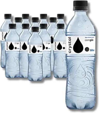 Água com Gás 500ml | Kit com 12 Unidades – Natural, Refrescante e Leve