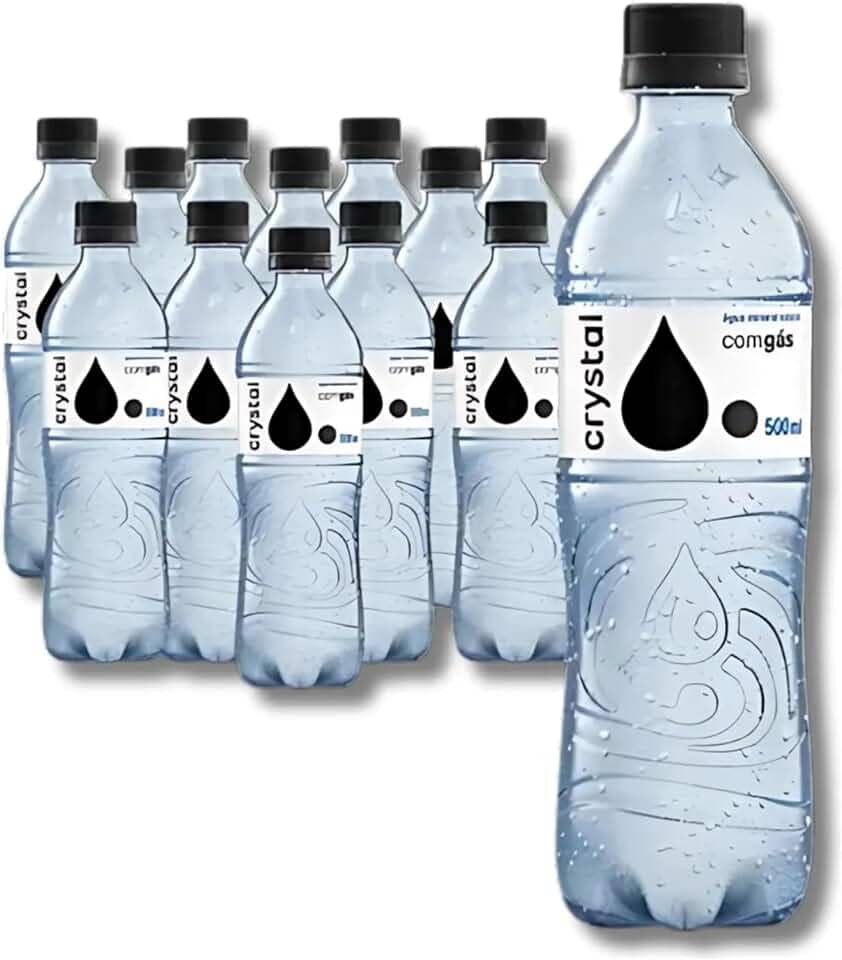 Água com Gás 500ml | Kit com 12 Unidades – Natural, Refrescante e Leve