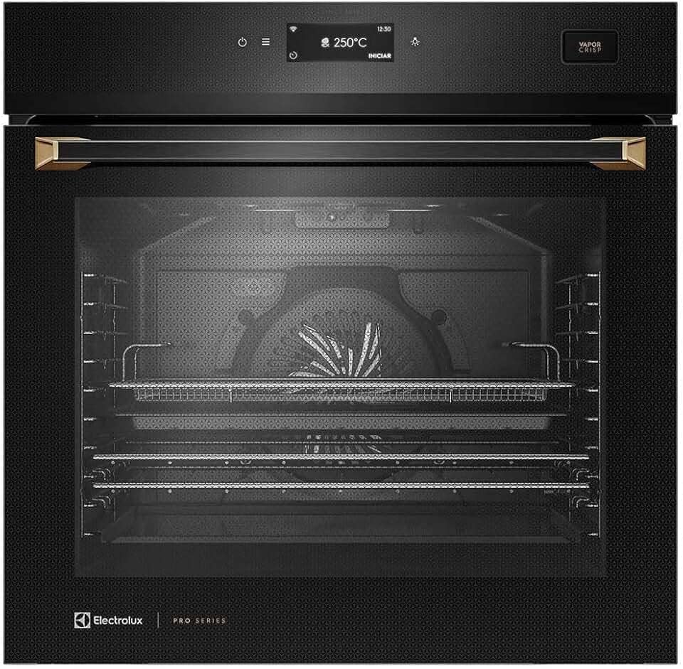 Forno Elétrico de Embutir Electrolux Expert Pro Series com 80 Litros, Grill e Painel Touch Preto - Oe9xb