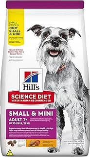 Ração Hill's Science Diet Adultos 7+ Pequenos e Mini para Cães Idosos sabor frango - 2.04kg