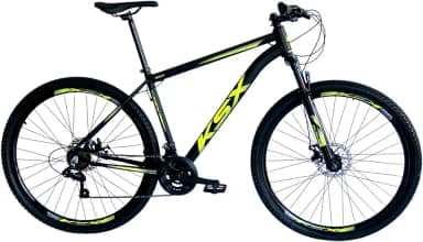 Bicicleta Bike Aro 29 KSX E KSW XLT 200 MTB Alumínio 24V Marchas Rapid Fire - Cabeamento Superior Interno