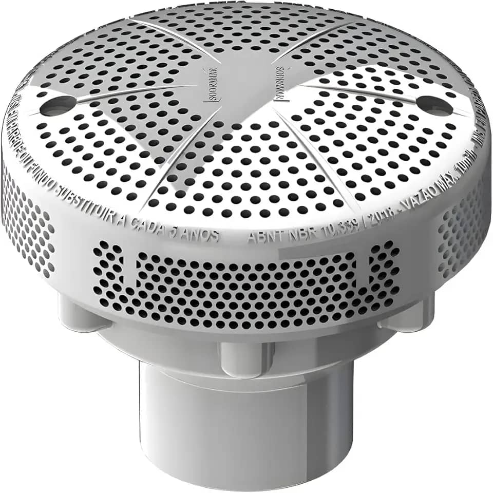 Ralo Dreno De Fundo Piscina Fibra Ou Alvenaria 50mm Sodramar