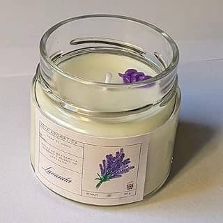 Vela Aromática Perfumada Aroma de Lavanda Francesa - 150g