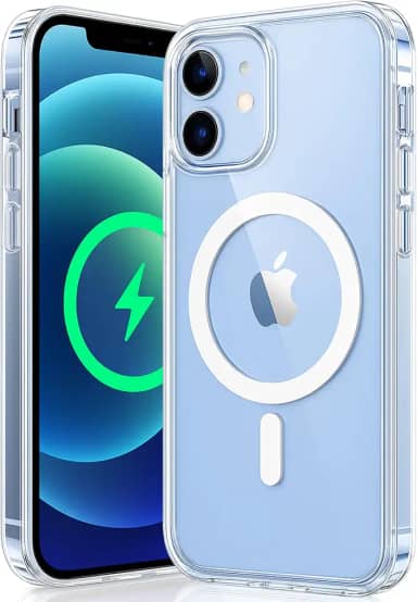 Capa Mag-Safe para [iPhone 12/12 Pro] Capinha Magnetica Premium com [Proteção de Câmera] Clear Case [Anti-Amarelamento], Compatível com MagSafe, Transparente e Resistente a Riscos e Anti Impacto