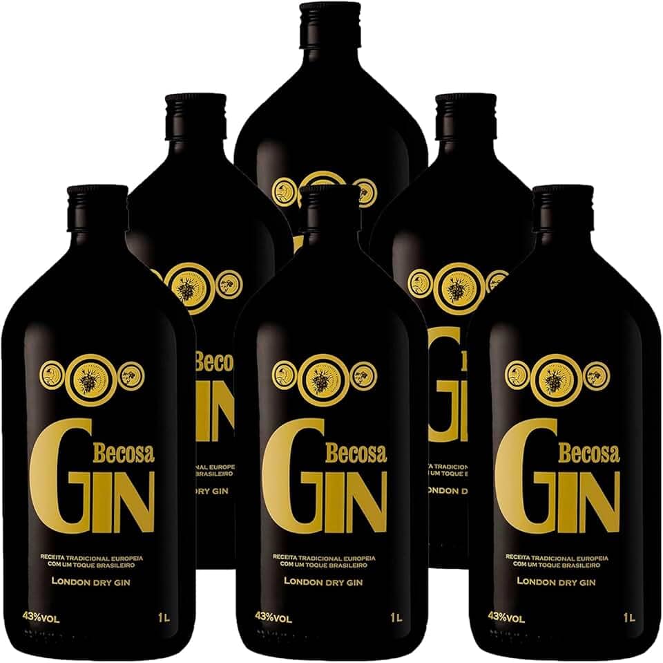 Gin Nacional Becosa London Dry 1l 6 Unidades