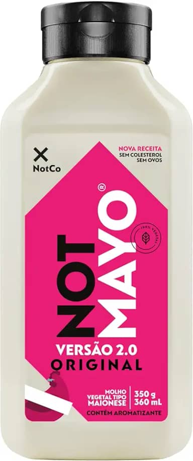 Notco Maionese Vegetal Notco Notmayo Original Squeeze 350G