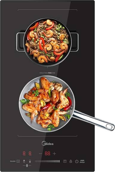 Midea COOKTOP 2 BOCAS DE INDUÇÃO BUILT IN FREEZONE