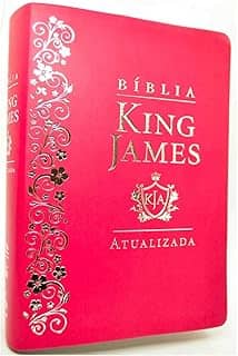 Bíblia De Estudo King James Atualizada Letra Grande Pink