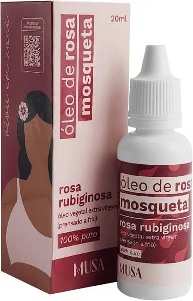 Musa - Óleo De Rosa Mosqueta Puro Gotas 20ml