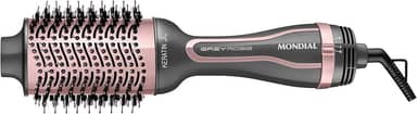 MONDIAL Escova Secadora Keratin, Bivolt, 1200W, Grafite/Golden Rose - ES-11-BI