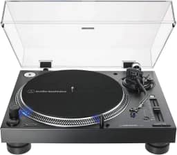 Toca-Discos Audio-Technica Audio-Technica Manual DJ Profissional AT-LP140XP-BK Direct-Drive com cartucho AT-XP3, Preto, Bivolt 120/240V