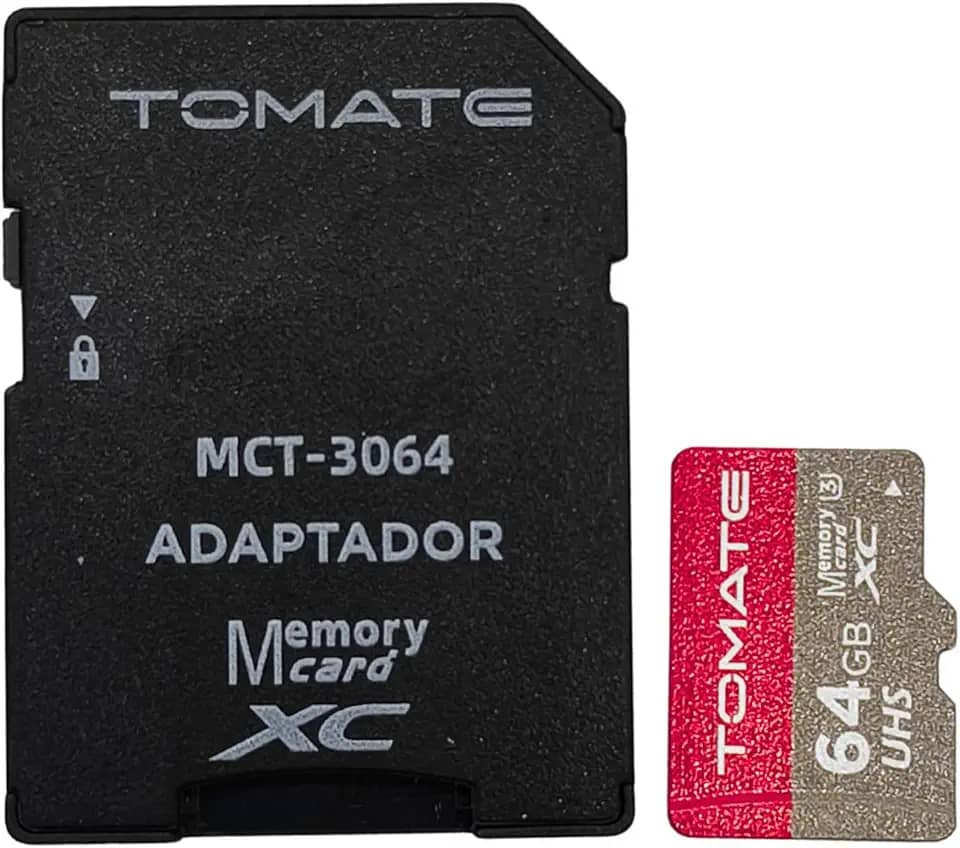 Cartão de Memória 64GB Classe 10 UHS-I com Adaptador Alta Velocidade - Leitura até 80 MB/s e Gravação até 32MB/s