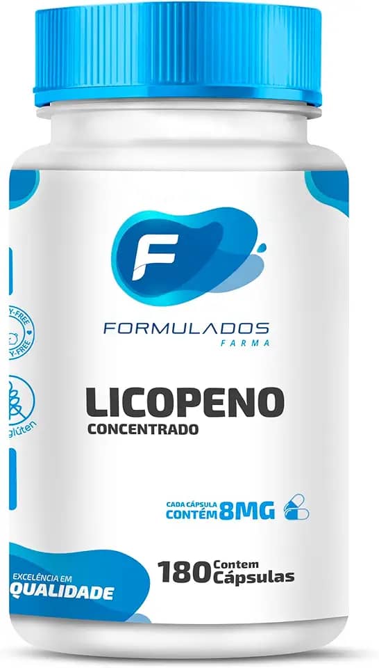Licopeno 8mg 180 Cápsulas