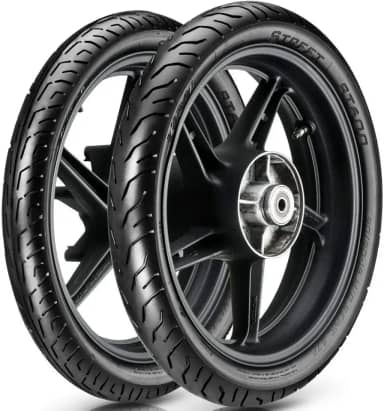 Par Pneu Cg 160 Titan Ybr 125 80/100-18 + 90/90-18 Tl St600 Vipal