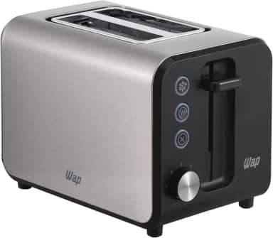 WAP Torradeira Elétrica WTE1 Inox com 7 Níveis de Tostagem, Desligamento Automático, Descongela e Reaquece, 900W 127V