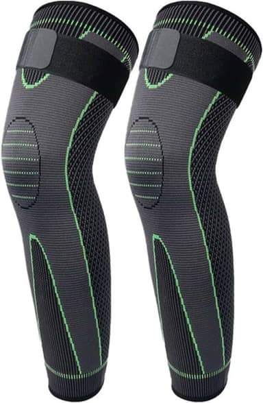 KIT 2 Joelheira De Compressão Articulação Dores Ortopédica com faixa ajustável, Joelheira Longa