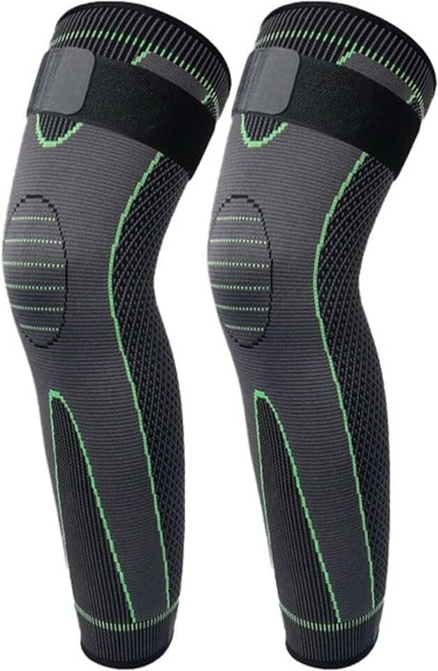 KIT 2 Joelheira De Compressão Articulação Dores Ortopédica com faixa ajustável, Joelheira Longa