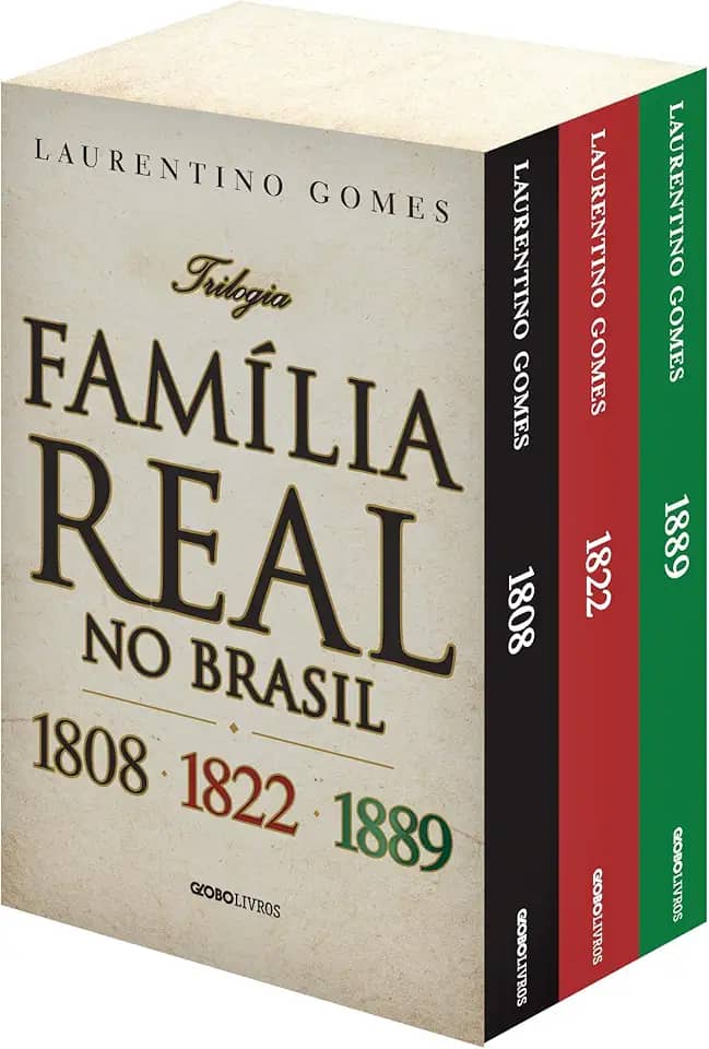 Box Trilogia Família real no Brasil