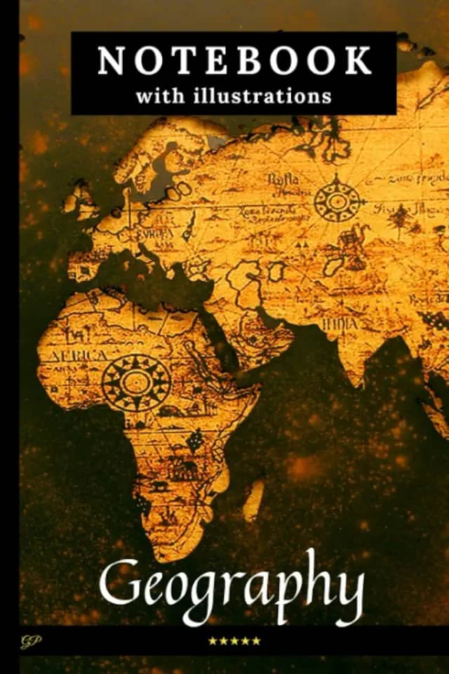 Geography Notebook with Illustrations: Perfect For School, Home & Office, Make Your Notes Unique