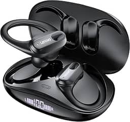 Lenovo Fone de Ouvido Sem Fio Original XT80 Esportes Fones de Ouvido Sem Fio HiFi Bluetooth 5.3 Fones de Ouvido Jogo Baixo com Mic Fone Bluetooth Redução de Ruído Earhooks XT80 preto
