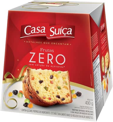Casa Suíça Panetones Casa Suiça Zero Frutas 400G